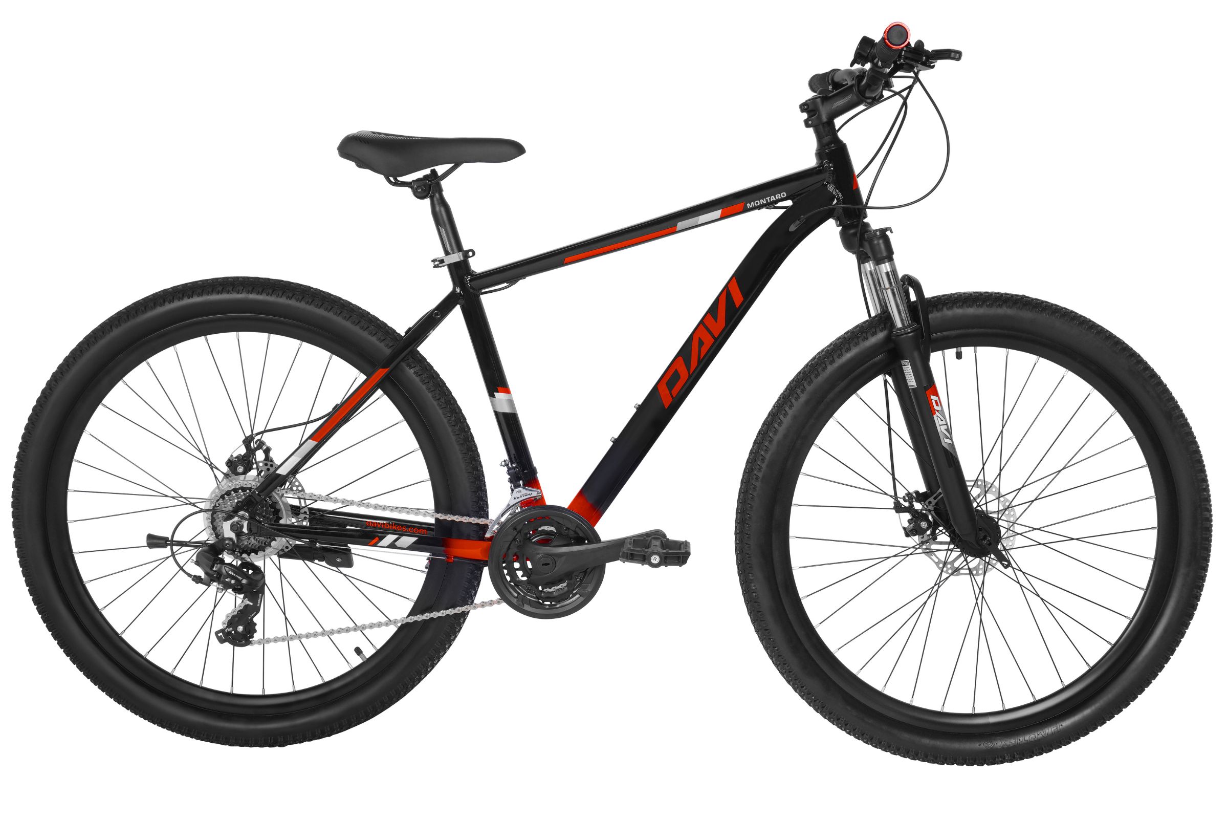 Bicicletă montană Davi, model Montaro, culoare neagră