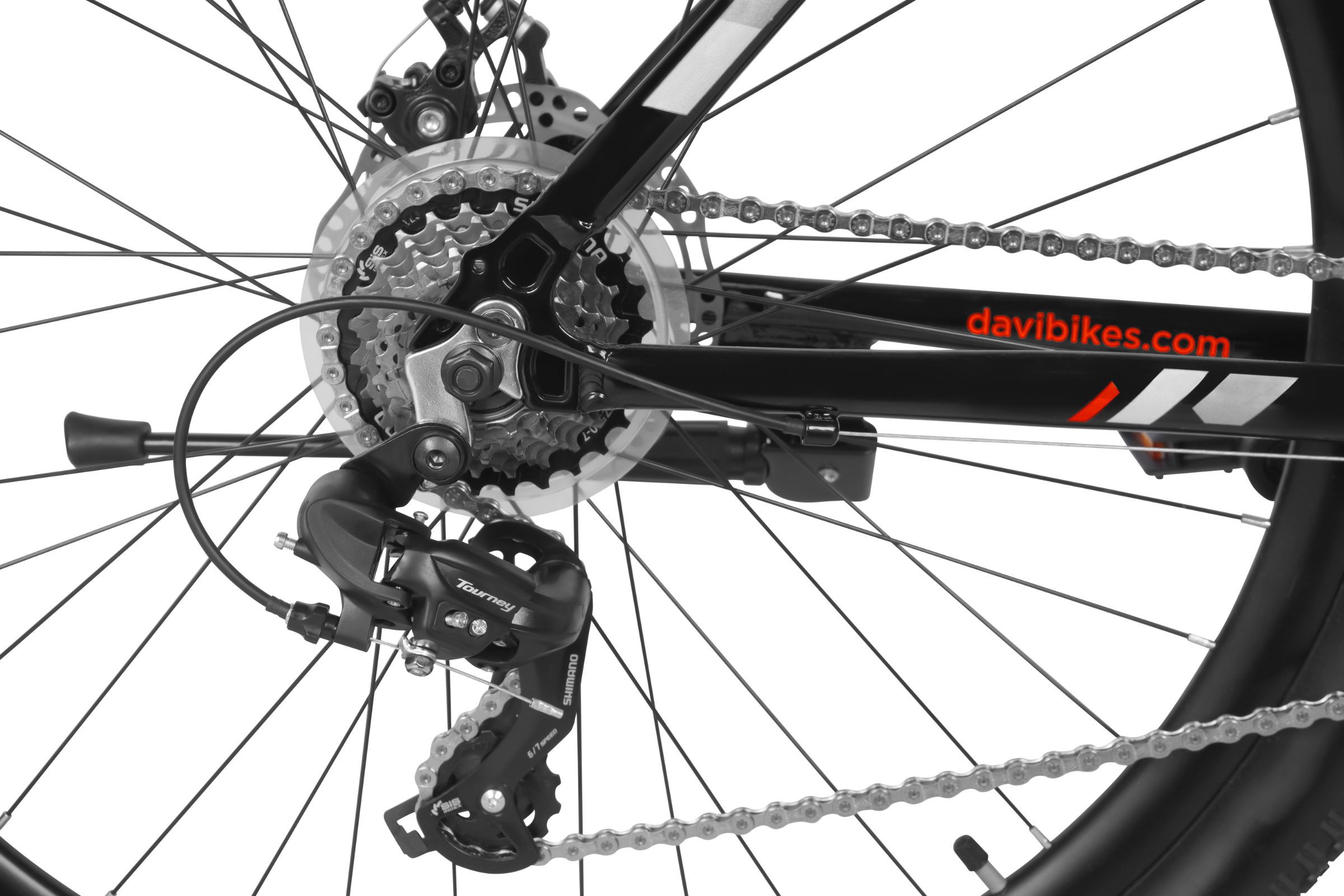 Detalii despre transmisia unei biciclete mountain bike