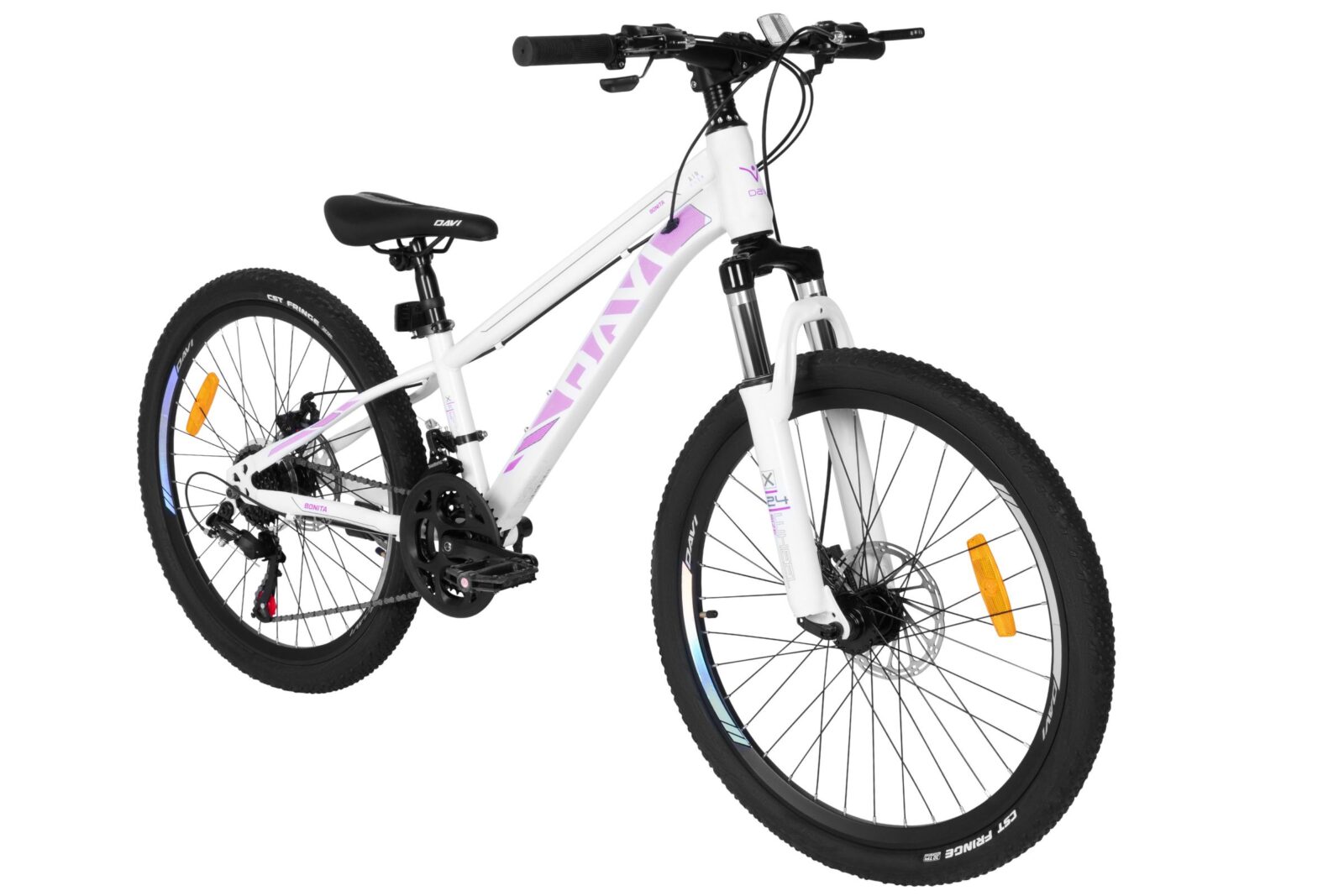 bicicleta copii davi terrano 24", 130 160 cm, 21 viteze, negru/rosu (copy)