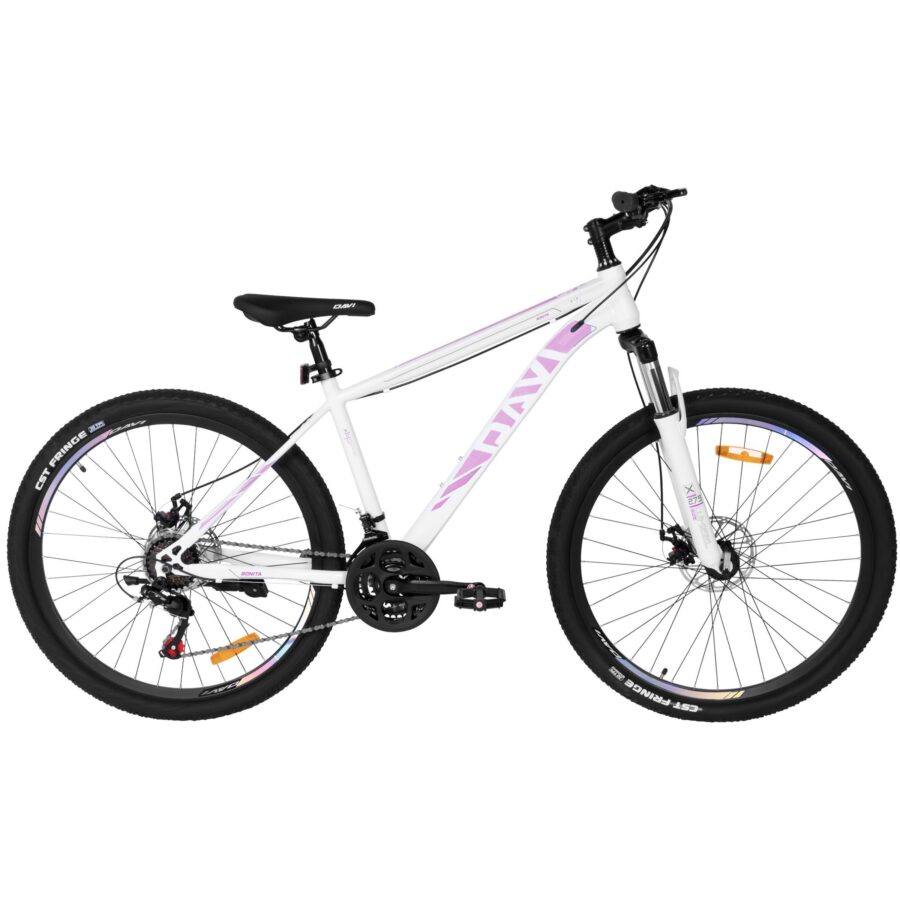 bicicleta mtb davi bonita 27.5", 160 185 cm, 21 viteze roz
