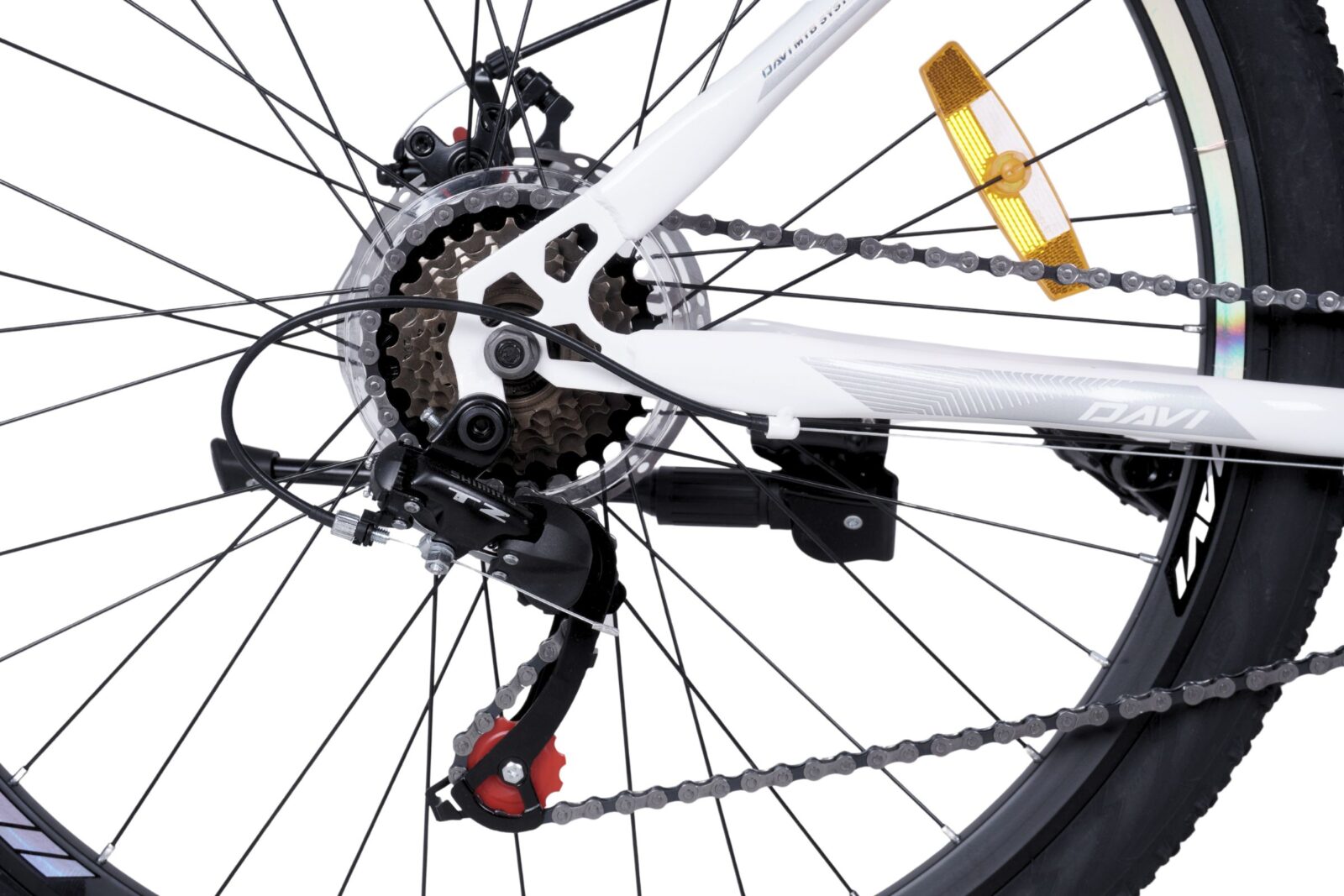 bicicleta mtb bonita 27.5", 160 185 cm, 21 viteze, roz/alb