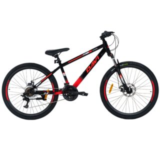 Bicicleta MTB Davi Terrano 26", 145-170 cm, 21 viteze, Rosu/Negru