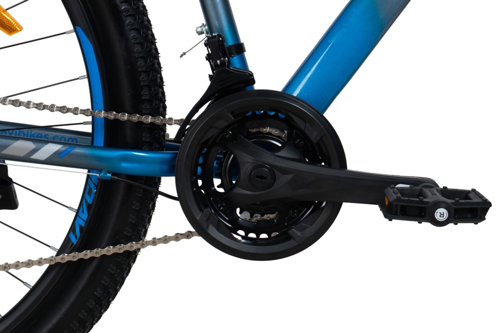bicicleta mtb davi terrano 29", 170 195 cm, 21 viteze, gri/alabastru