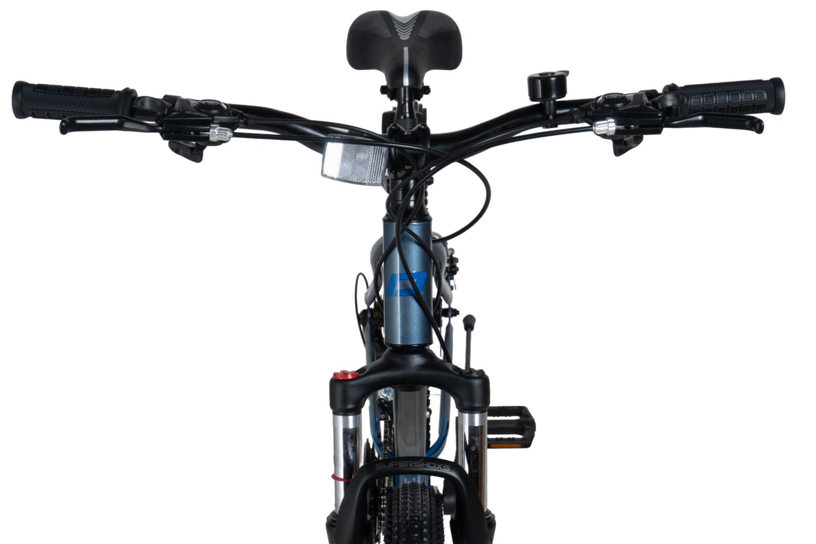 bicicleta mtb davi terrano 29", 170 195 cm, 21 viteze, gri/alabastru