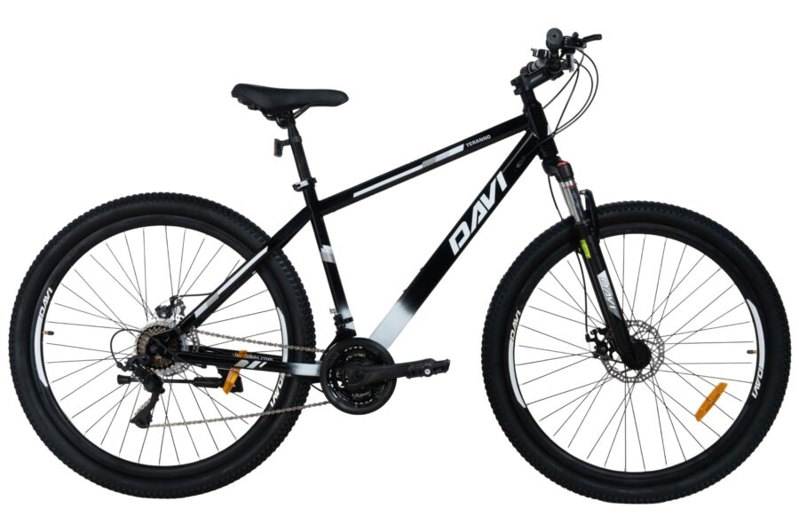bicicleta mtb davi terrano 29", 170 195 cm, 21 viteze, gri/albastru (copy)