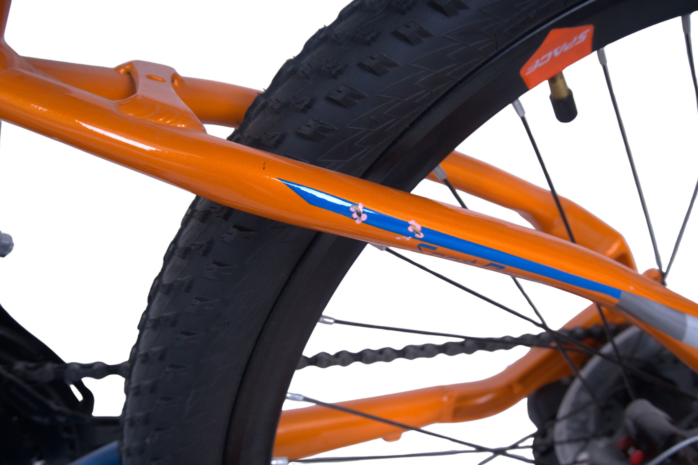 bicicleta copii mercury aluminiu, 24", 130 160 cm, 21 viteze, portocale/albastru outlet