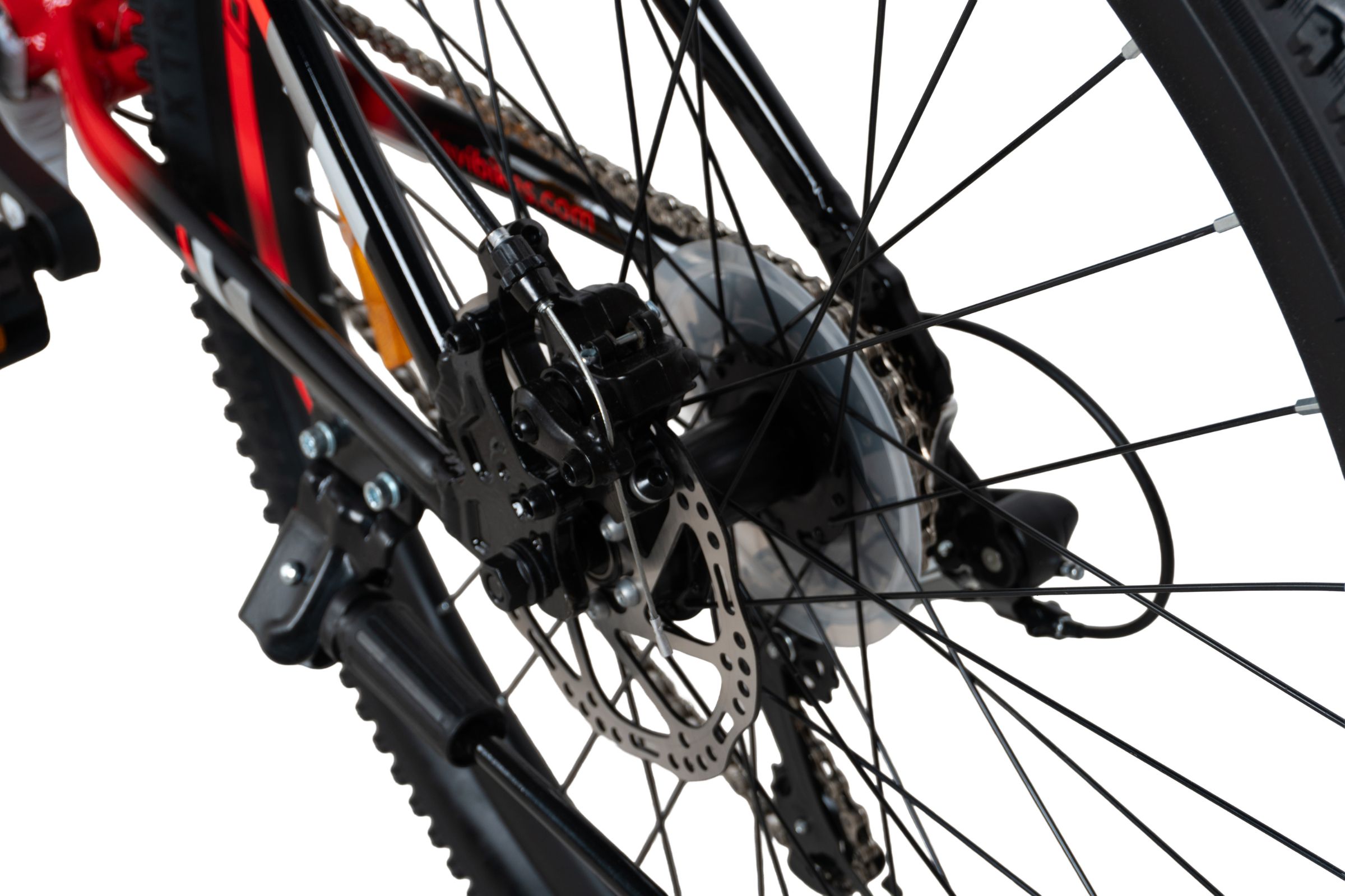 bicicleta mtb davi montaro aluminiu, 26", 145 170 cm, 21 viteze, negru/roşu/