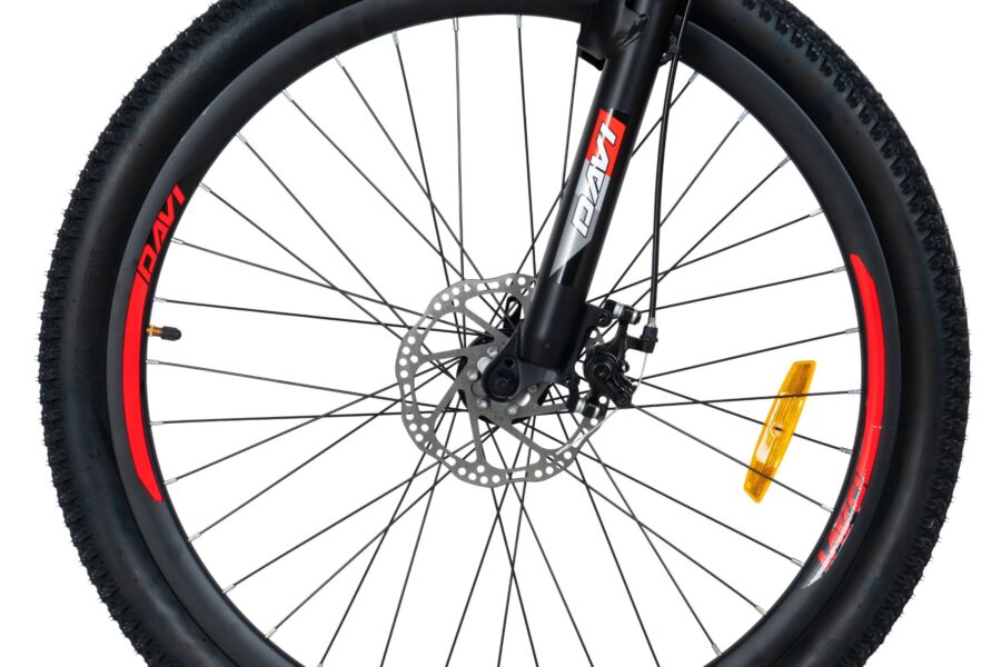 Roată față bicicletă cu frână pe disc