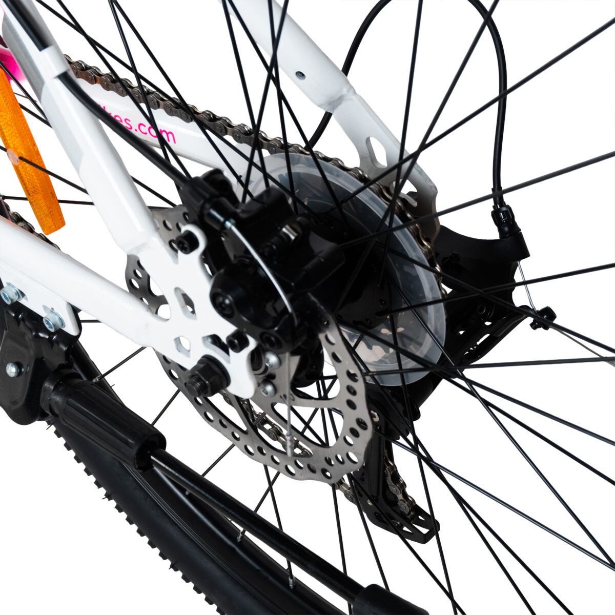 bicicleta mtb davi bonita 27.5", 160 185 cm, 21 viteze, alb/roz
